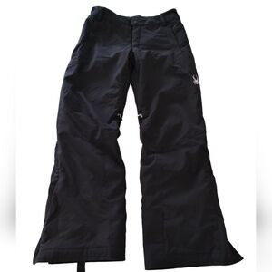 Spyder Black Snowboarding Ski Pants Women’s Size US 6 Spylon Waterproof 31 X 30